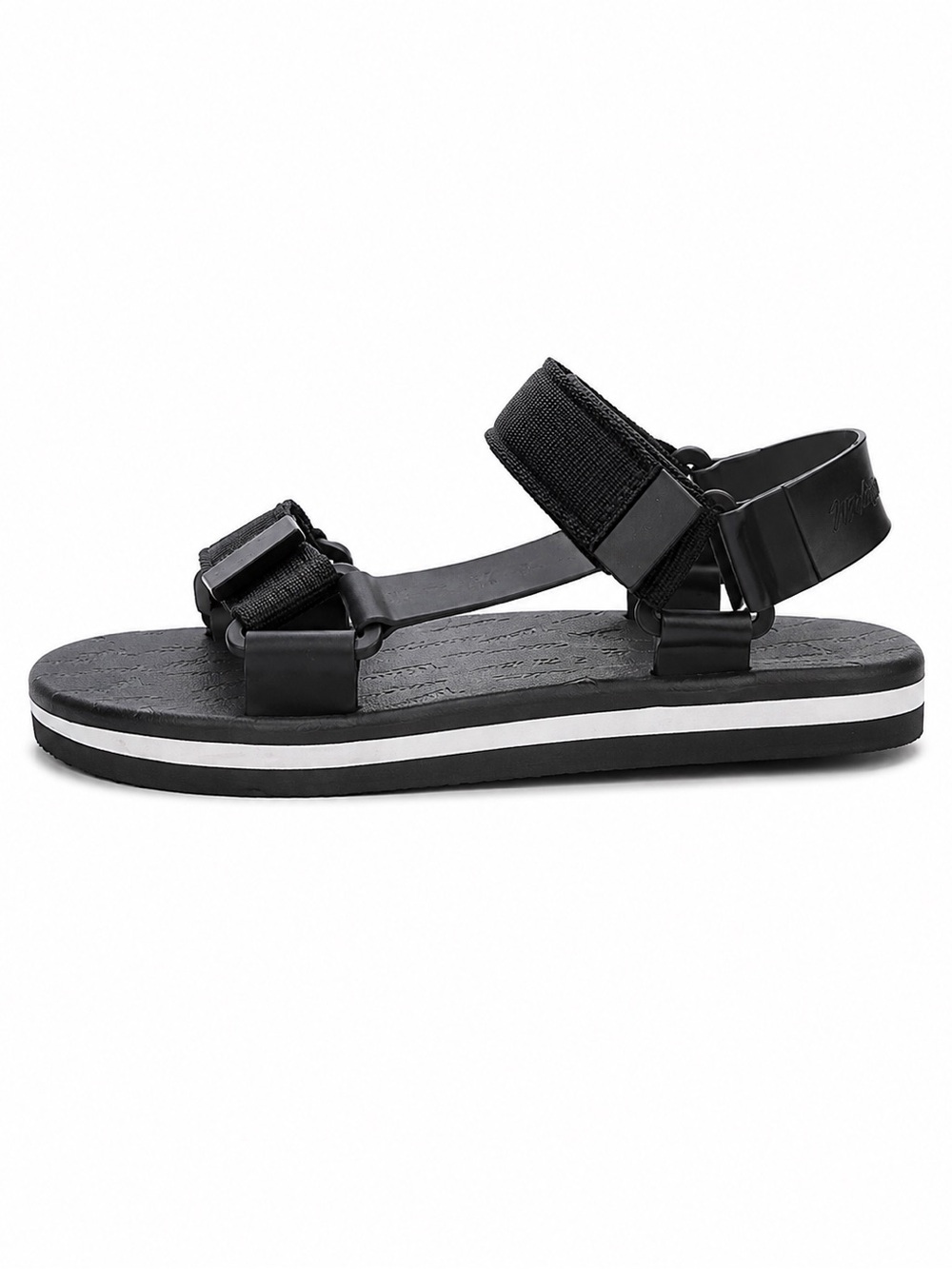 MELISSA + RIDER Papete Sandals Black | Size 8 | Like New